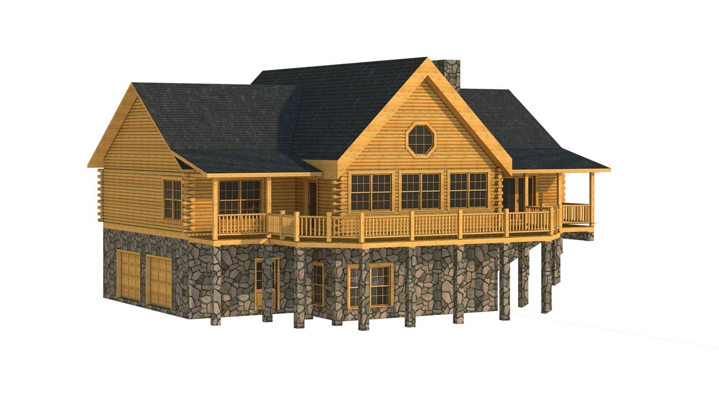 Aiken - Plans & Information | Log Cabin Kits