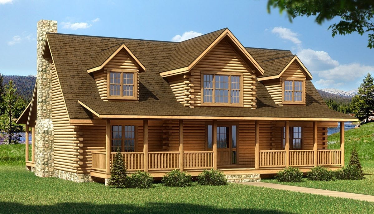 Crestview - Plans & Information | Log Cabin Kits