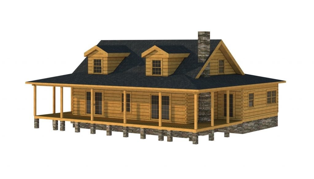 Hickman - Plans & Information | Log Cabin Kits