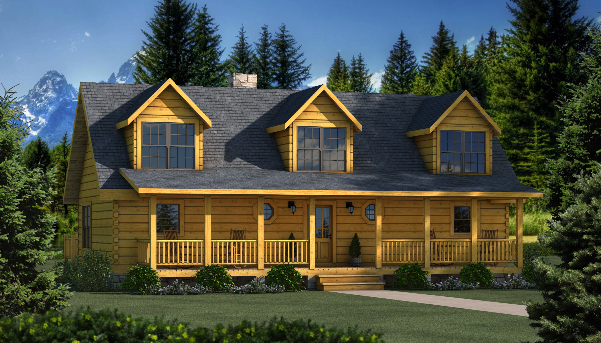 Grand Lake - Plans & Information | Log Cabin Kits