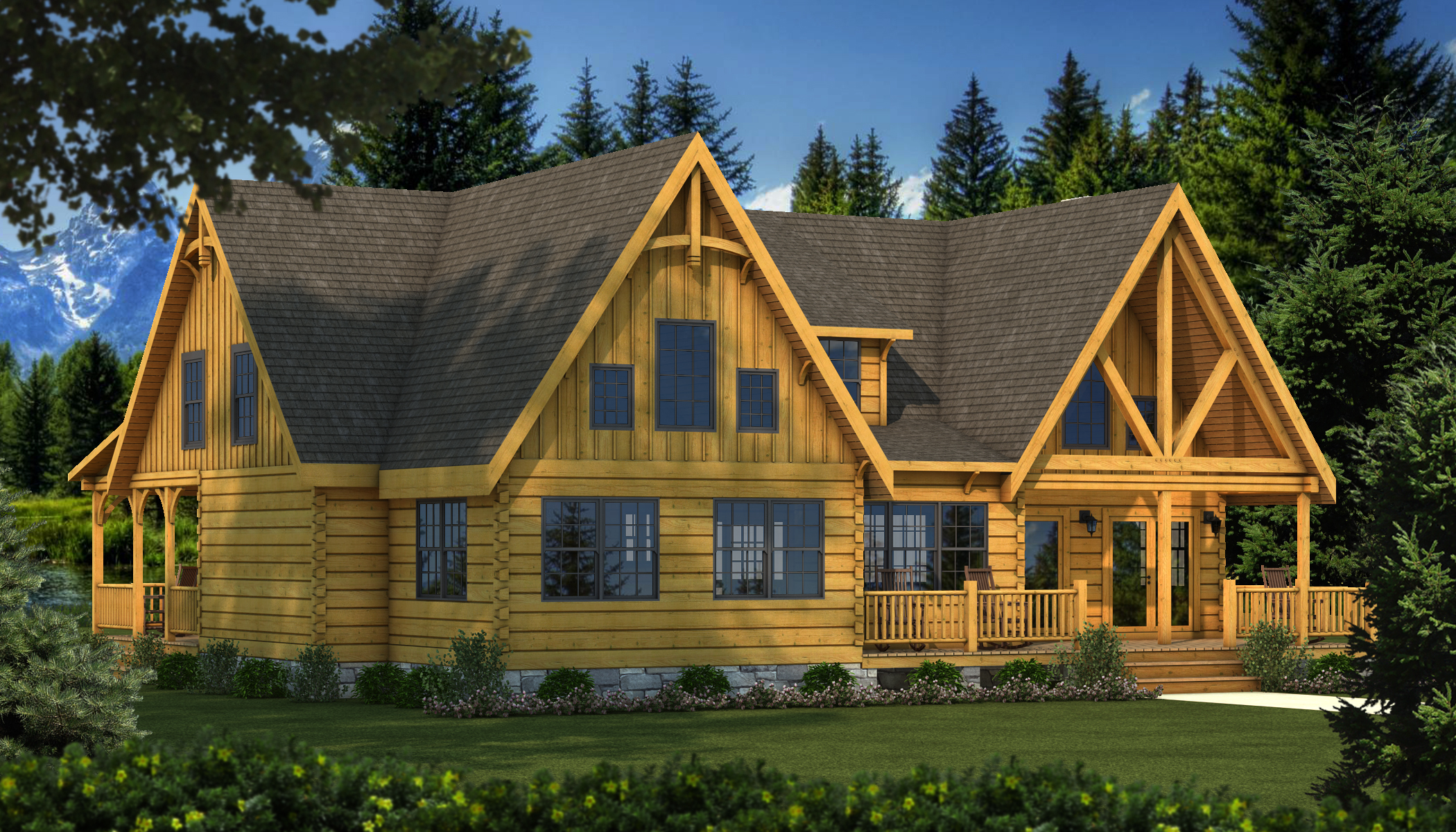 Greenbrier – Plans & Information | Log Cabin Kits