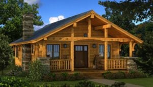 Bungalow 2 – Plans & Information | Log Cabin Kits